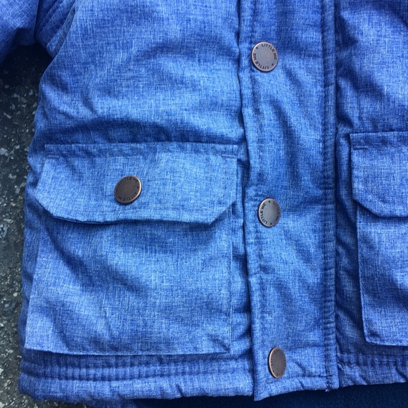 Little Me Baby Blue Jacket with Fleece Lining - Picture 4 of 12